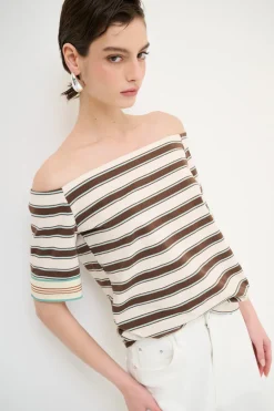 Sale KIKISIX TOP SHIFFER RIGA MORO