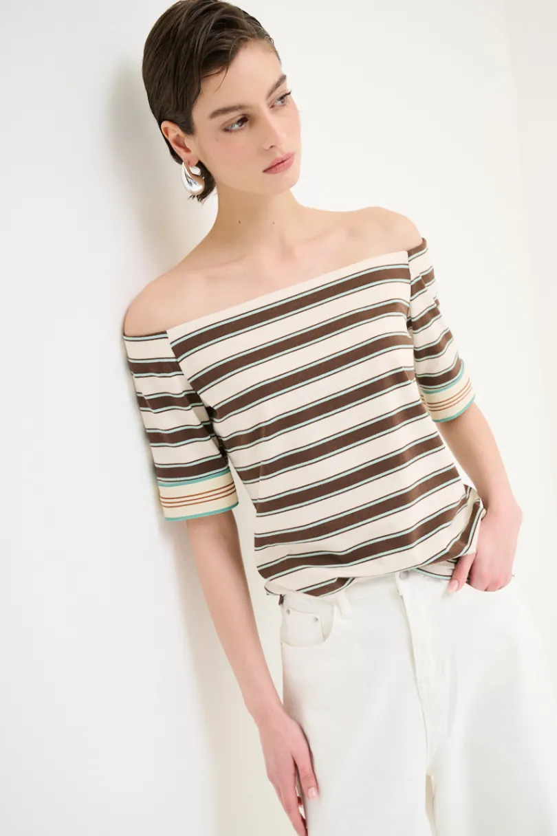 Sale KIKISIX TOP SHIFFER RIGA MORO