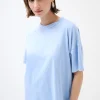 Best KIKISIX T-SHIRT OVER TINTO CAPO CELESTE