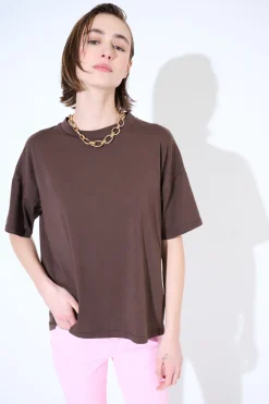 Online KIKISIX T-SHIRT OVER TINTO CAPO MORO