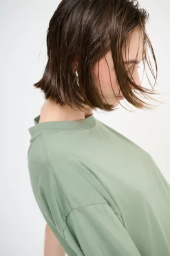 Online KIKISIX T-SHIRT OVER TINTO CAPO VERDE MILITARE