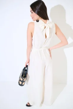 Clearance KIKISIX TUTA PALAZZO CON FIOCCO DIETRO BURRO